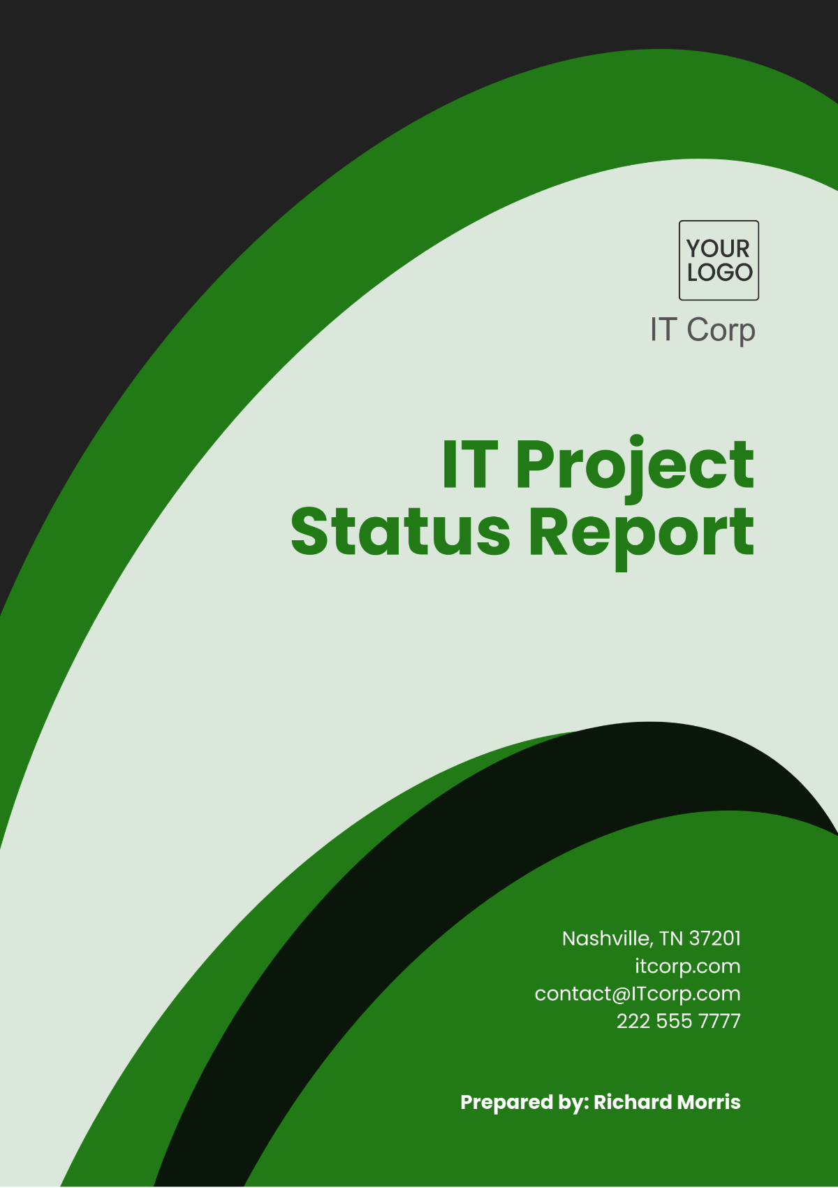 IT Project Status Report Template - Edit Online & Download