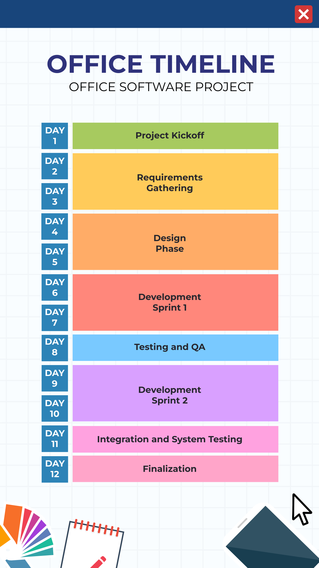 Office Timeline Template - Edit Online & Download