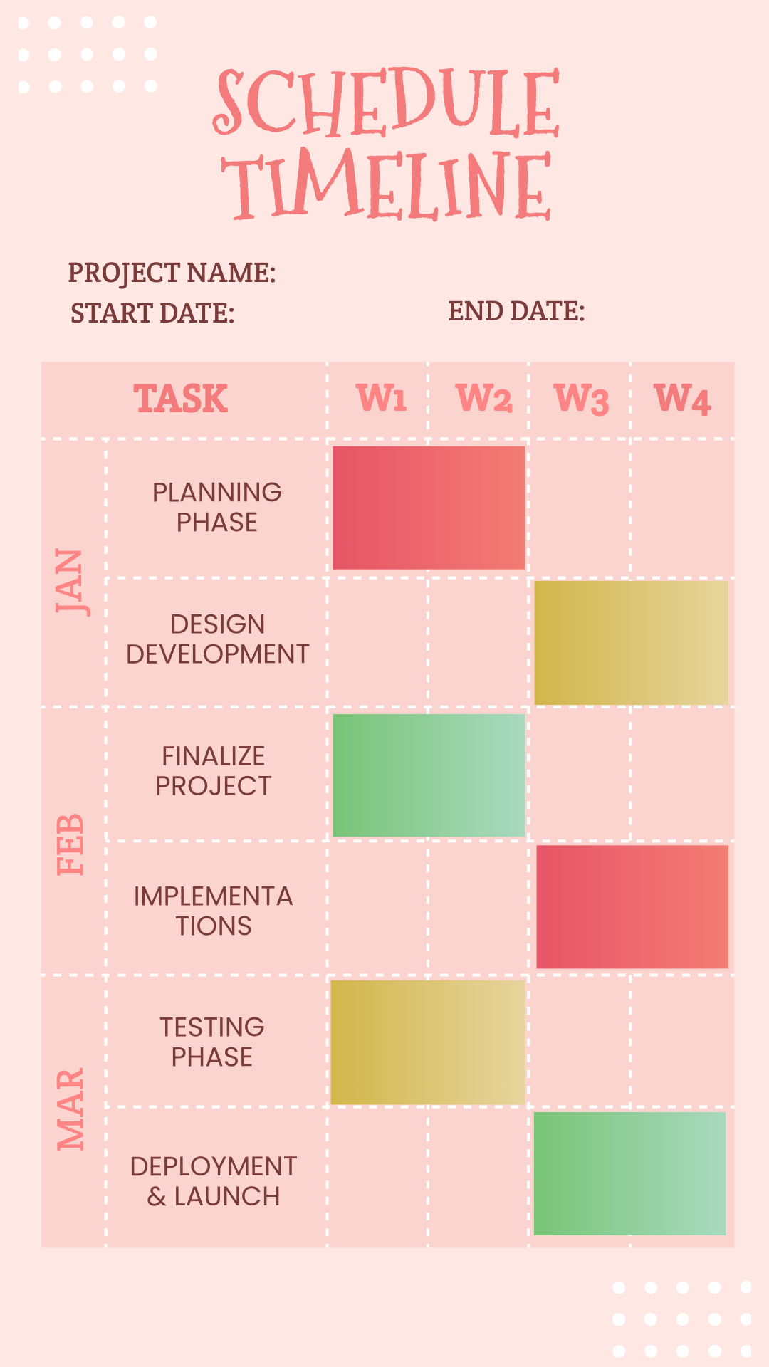 Schedule Timeline Template - Edit Online & Download