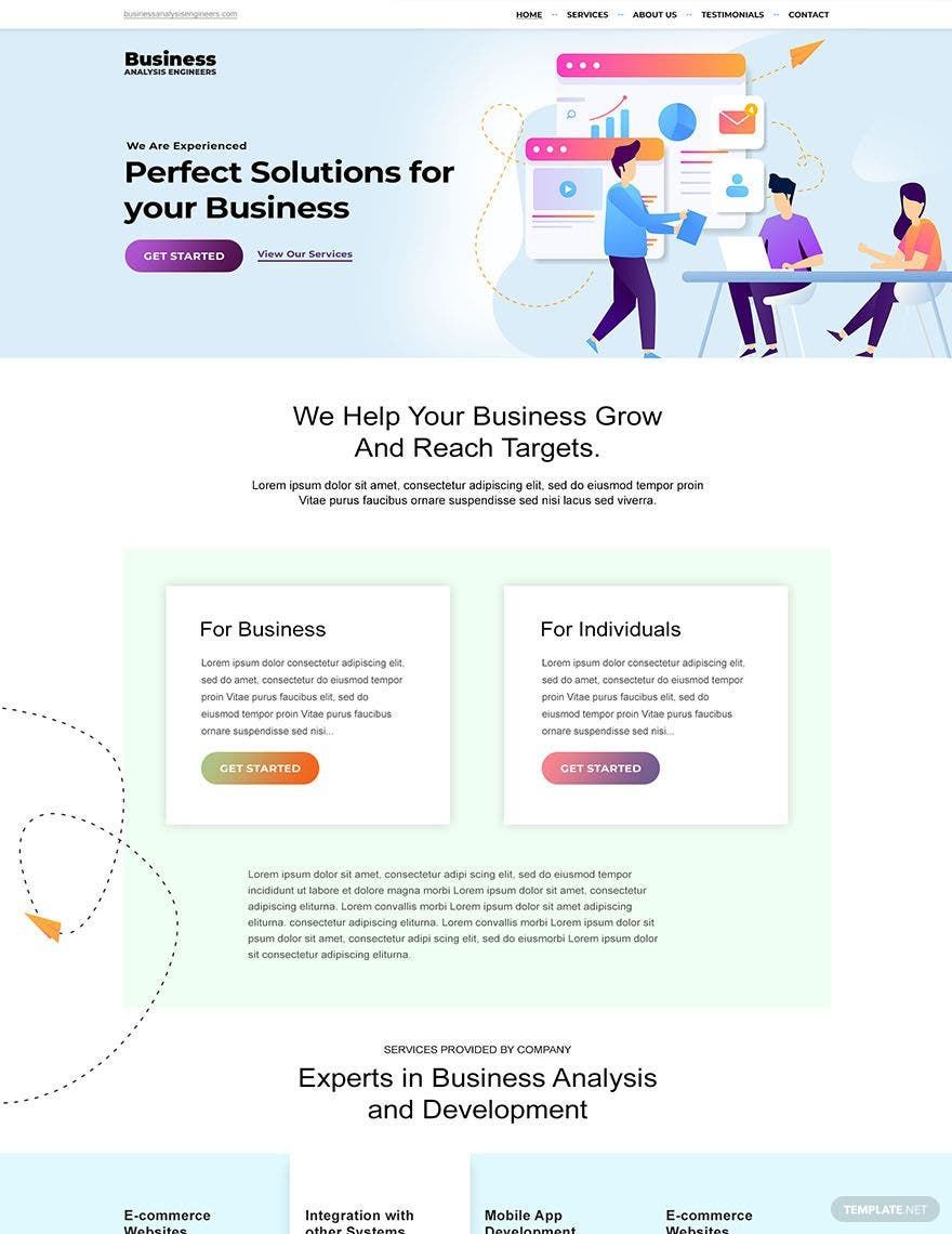 Software Agency Website Template