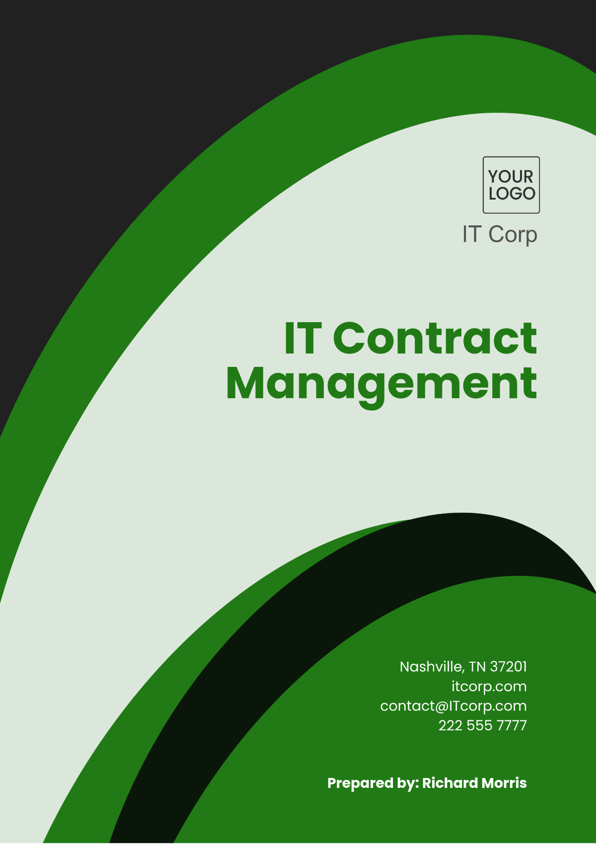 IT Contract Management Template - Edit Online & Download