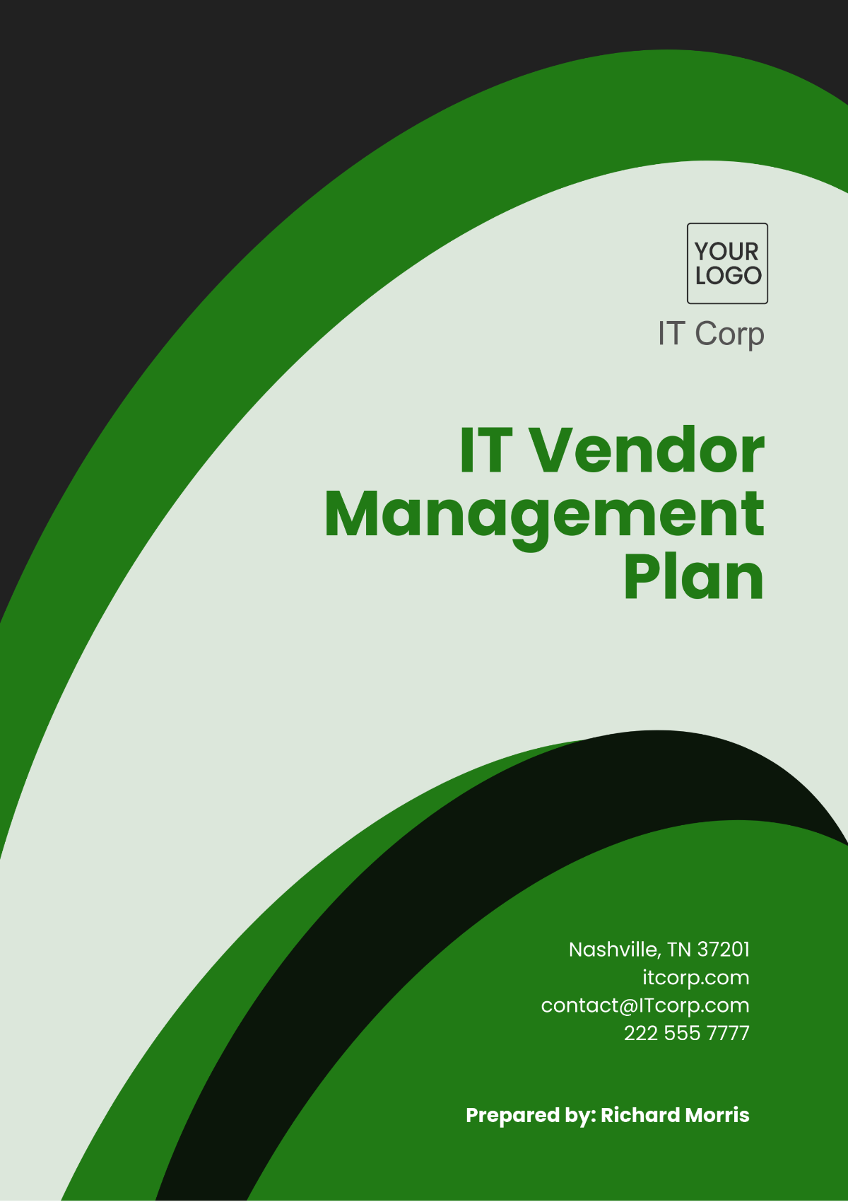 IT Vendor Management Plan Template - Edit Online & Download