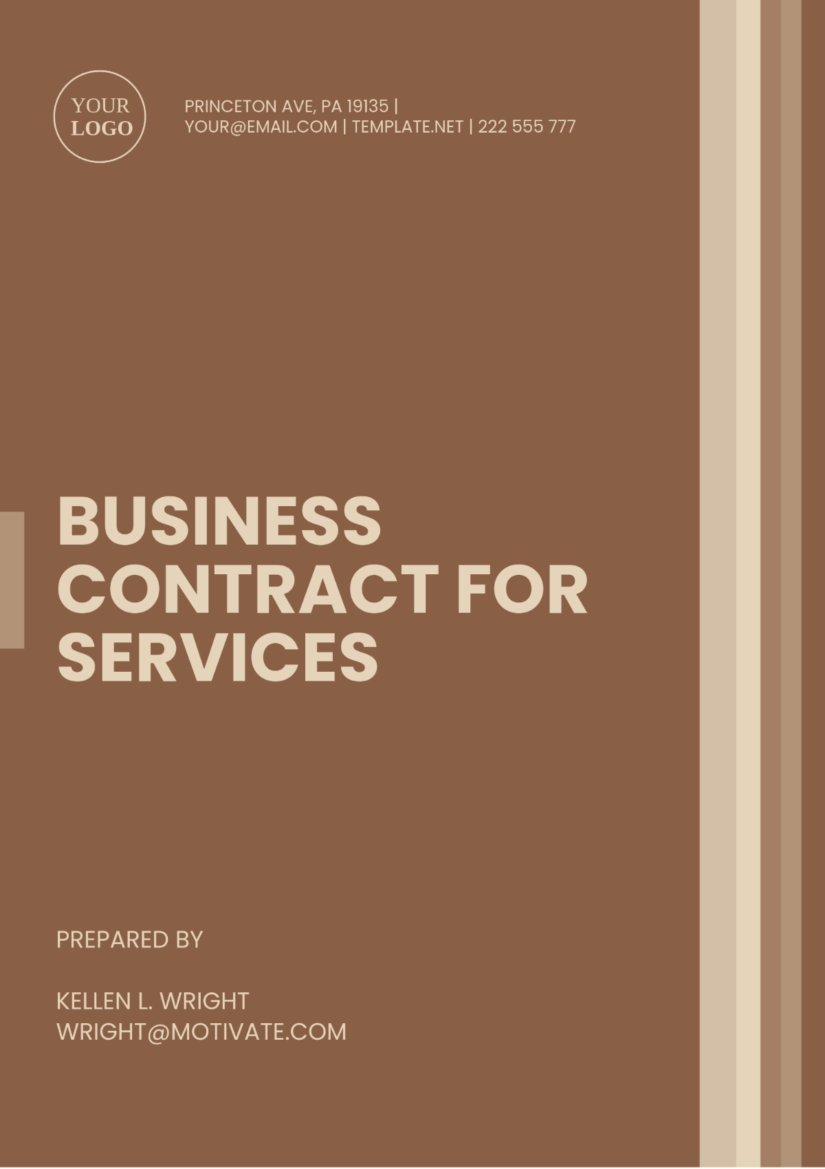 Free Business Contract Template for Services