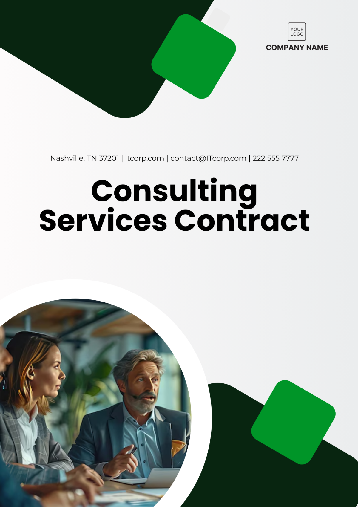 Free Consulting Services Contract Template