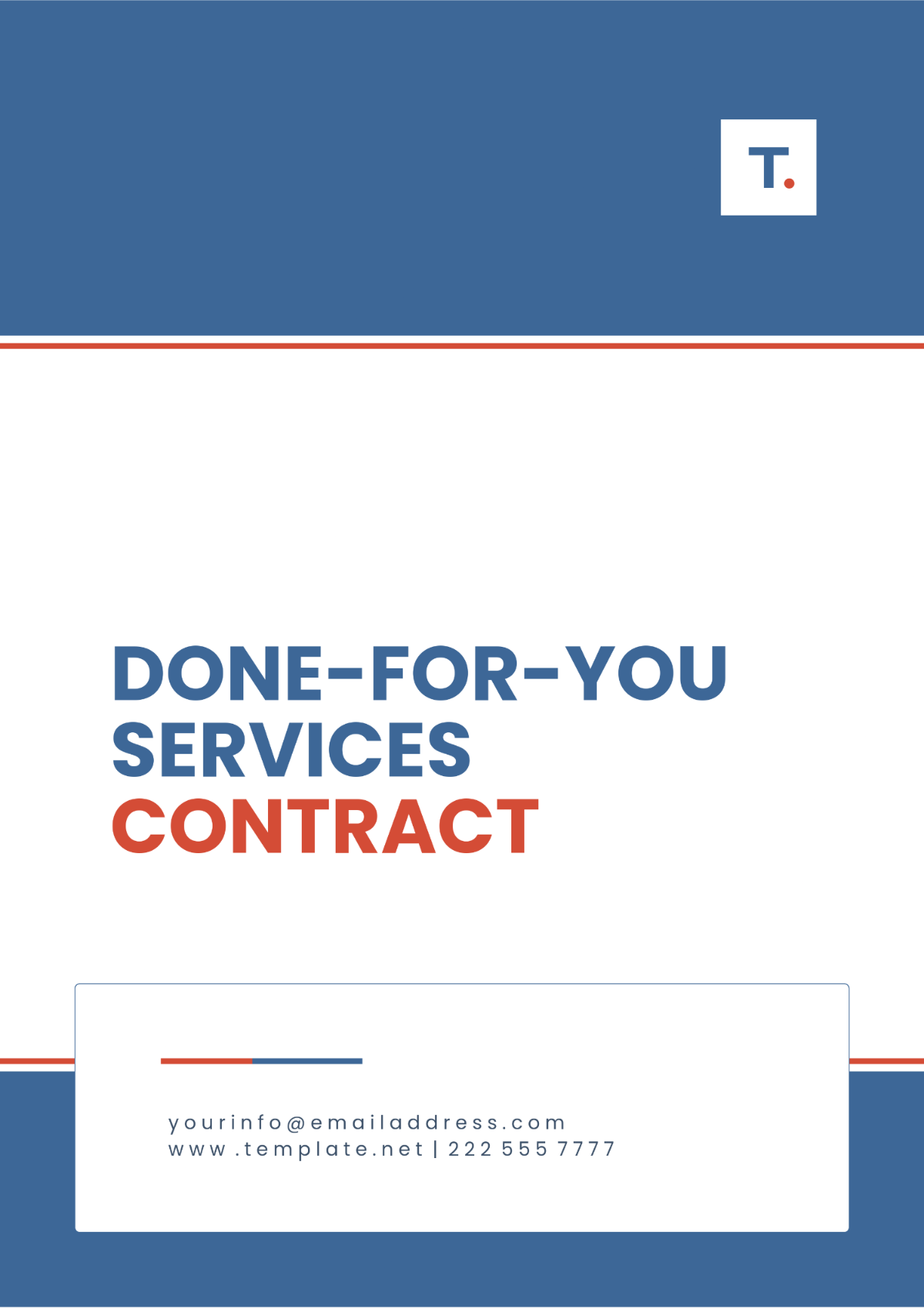 Free Done-for-You Services Contract Template