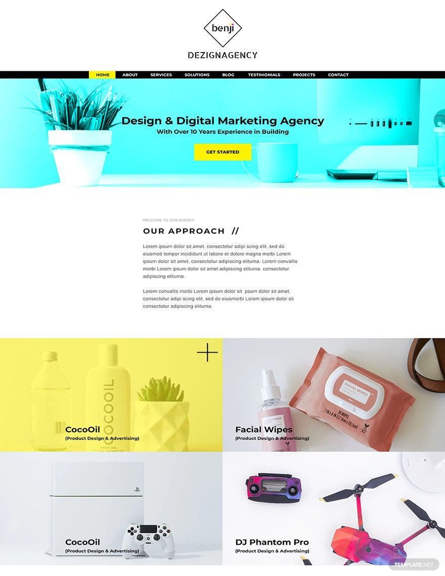 Creative Studio Website Template