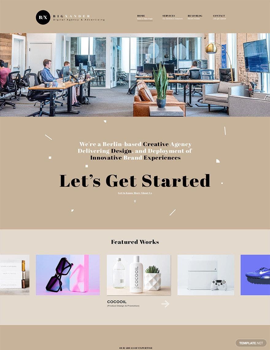 Design Agency Website Template