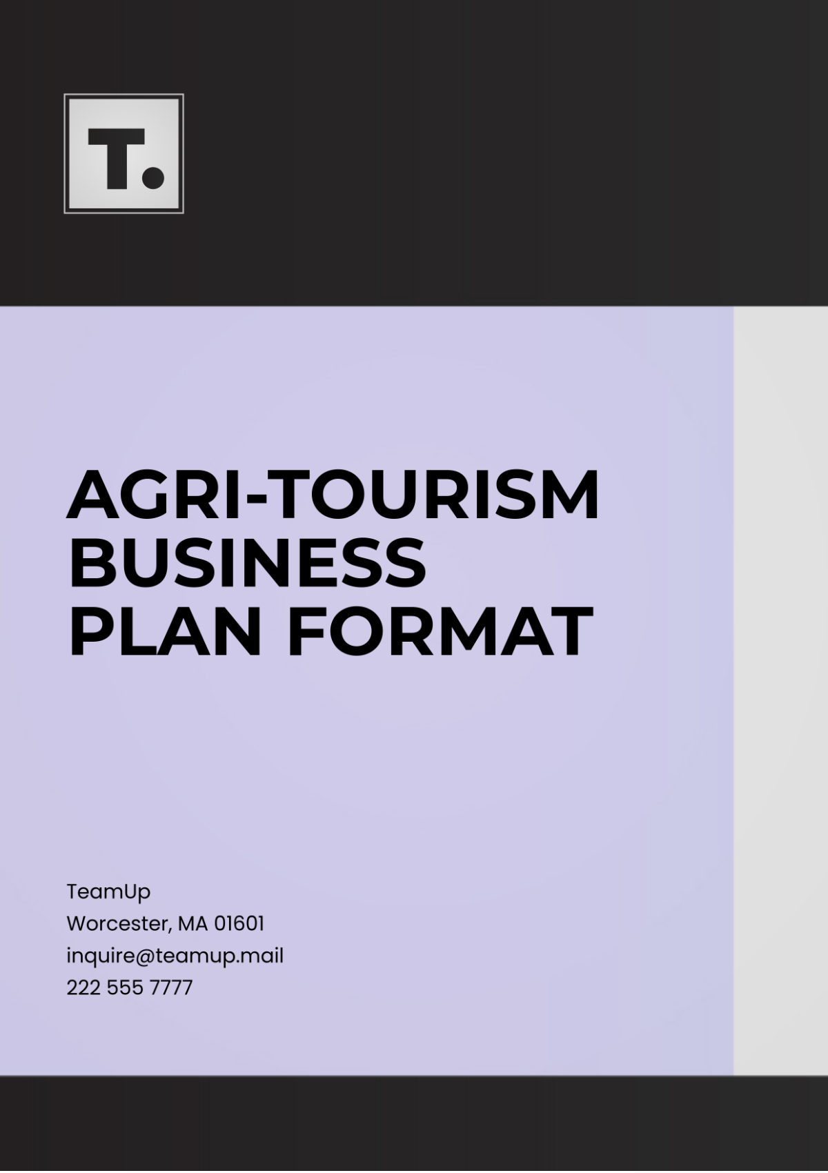 Free Agri-Tourism Business Plan Format Template