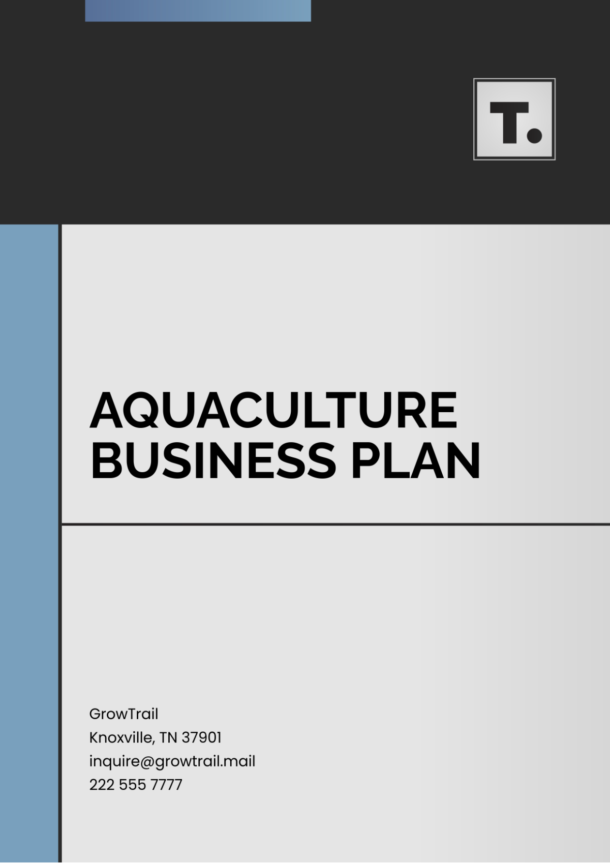 Free Aquaculture Business Plan Template