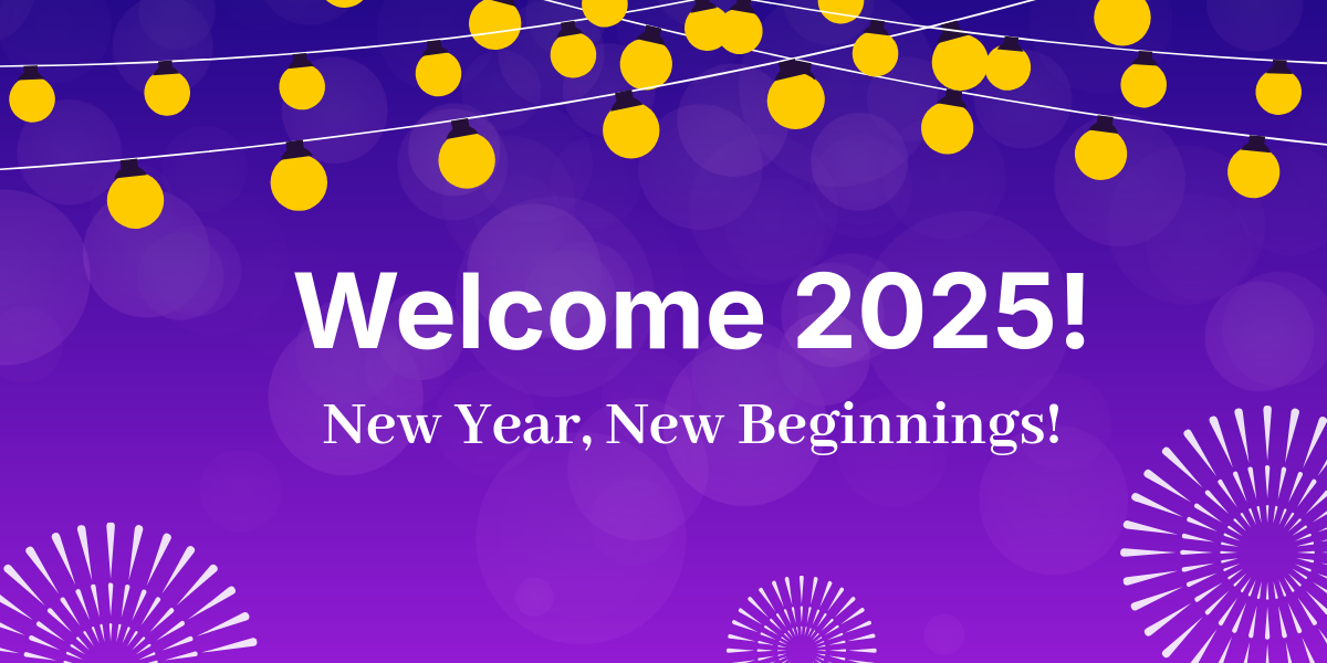 Free Happy New Year 2025 Banner Template