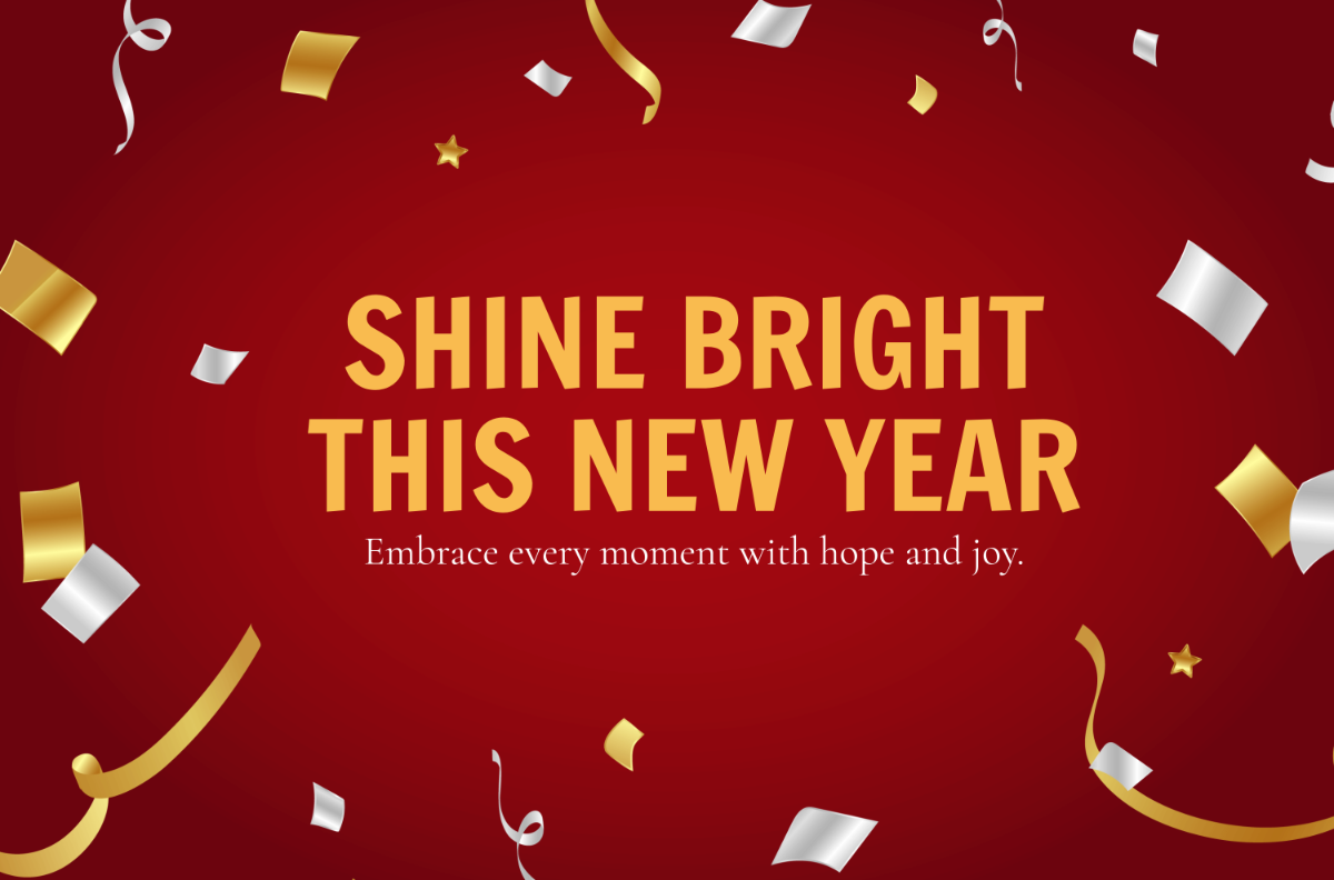 Free Red and Gold New Year Banner Template