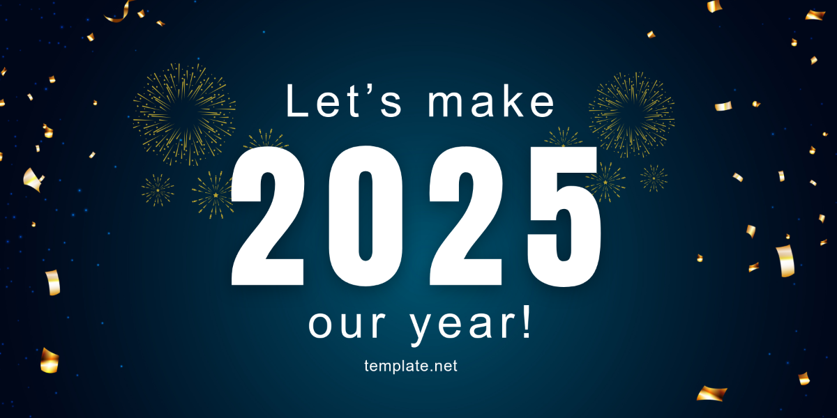 Free New Year Social Media Banner Template