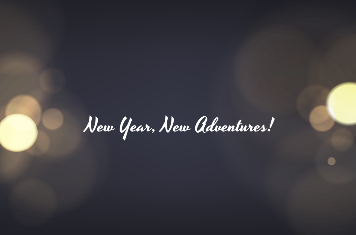 Free New Year Glitter Banner Template