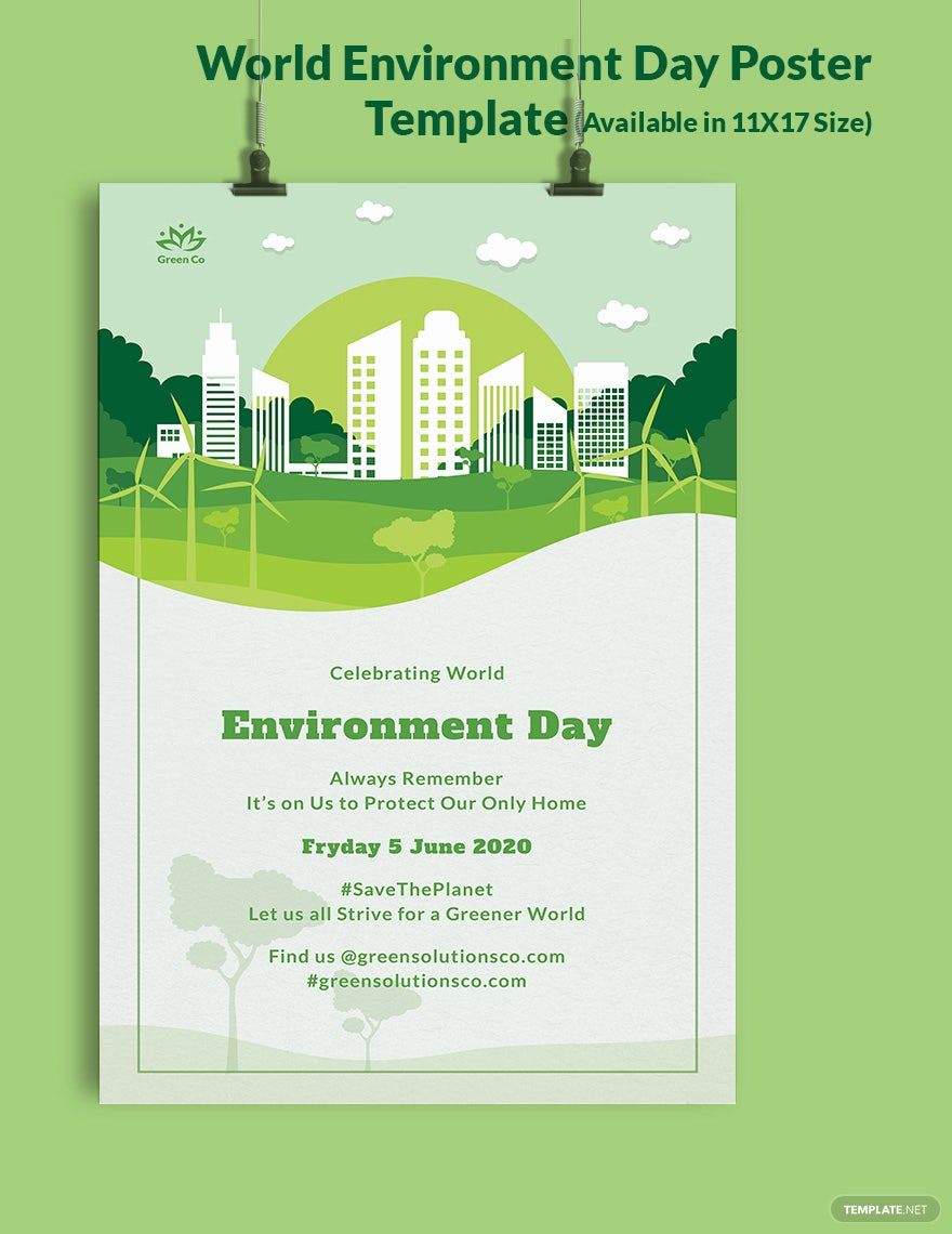 World Environment Day Poster Template