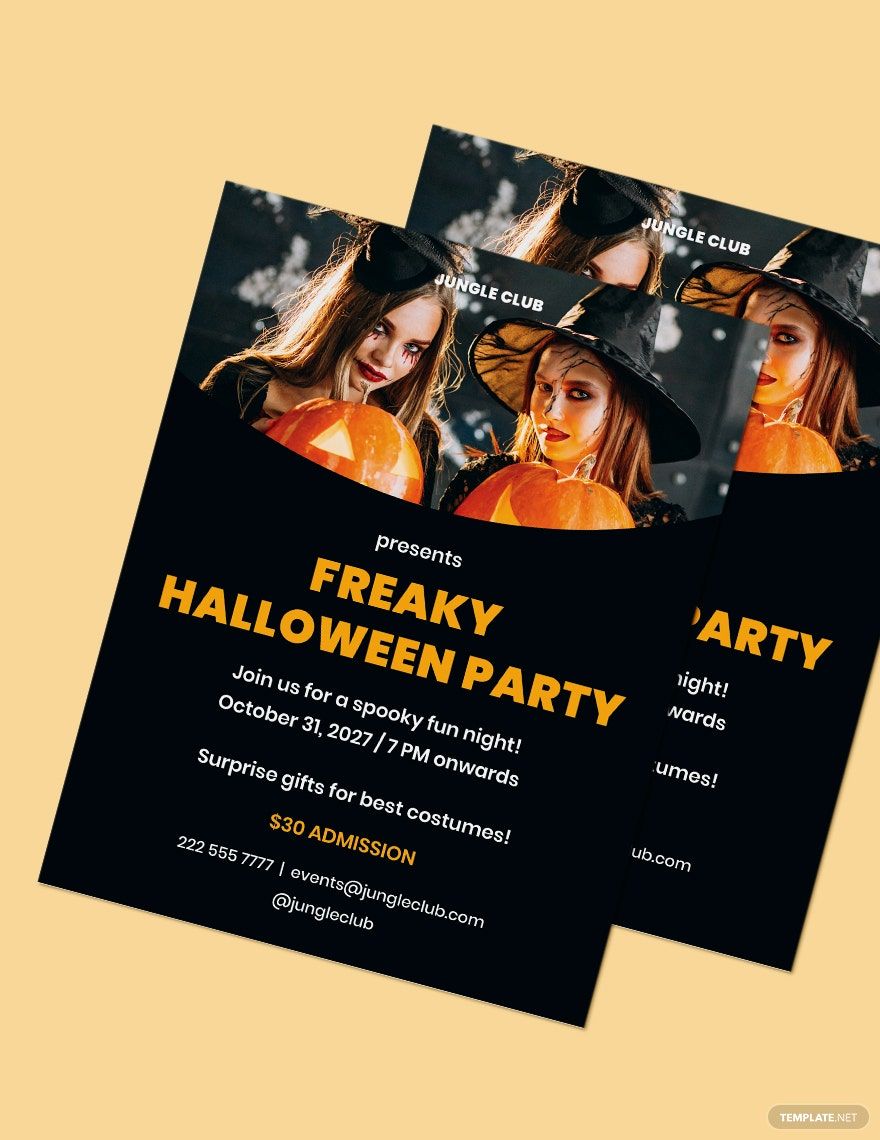 Halloween Club Flyer Template