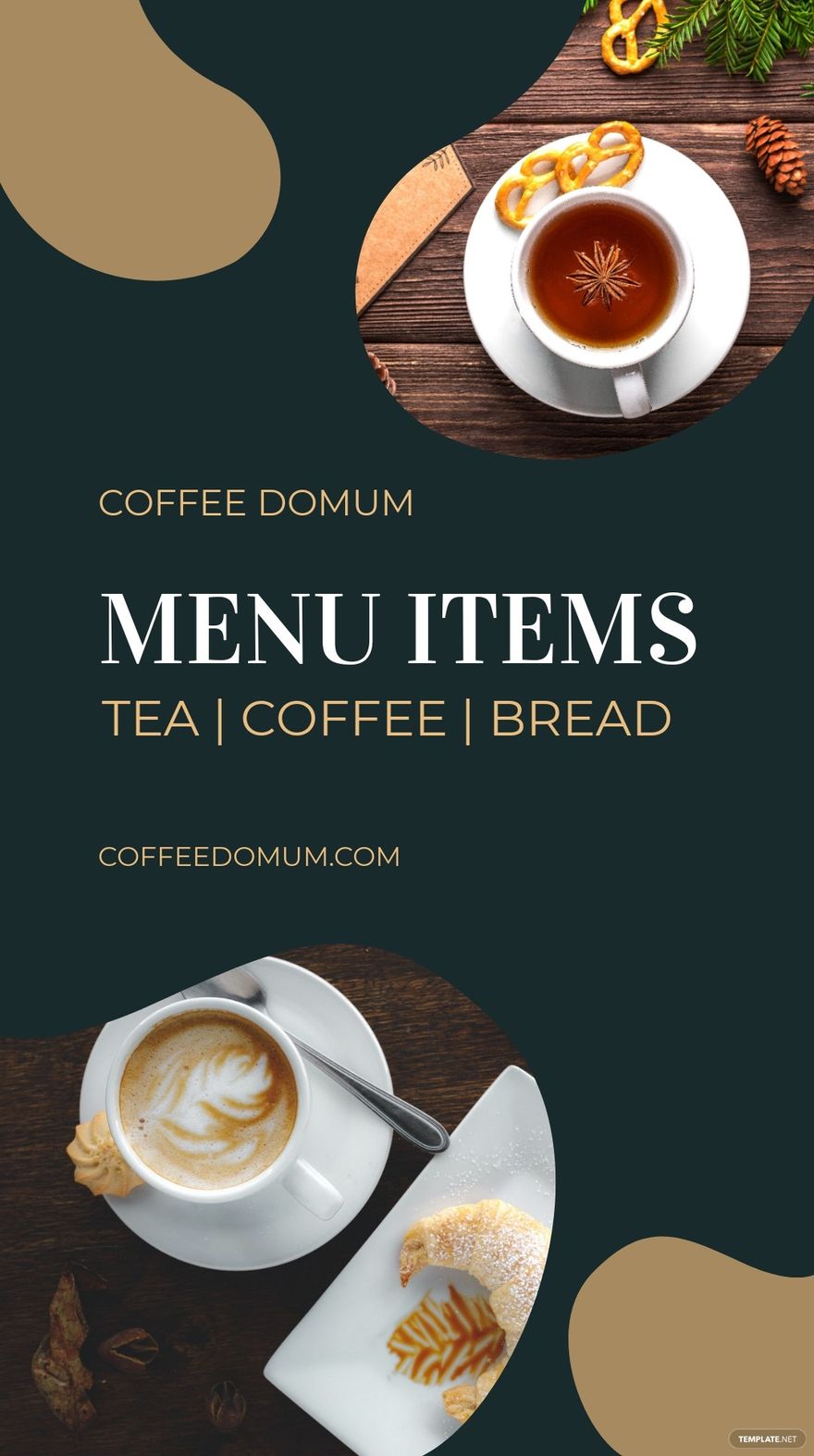 Free Cafe Menu Instagram Story Template