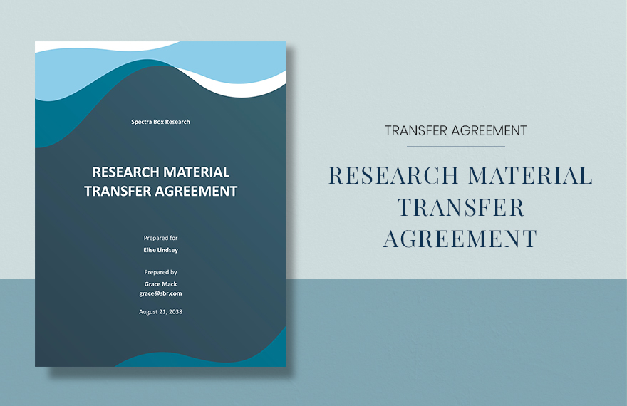 Research Material Transfer Agreement Template in Word, Google Docs, Pages - Download | Template.net