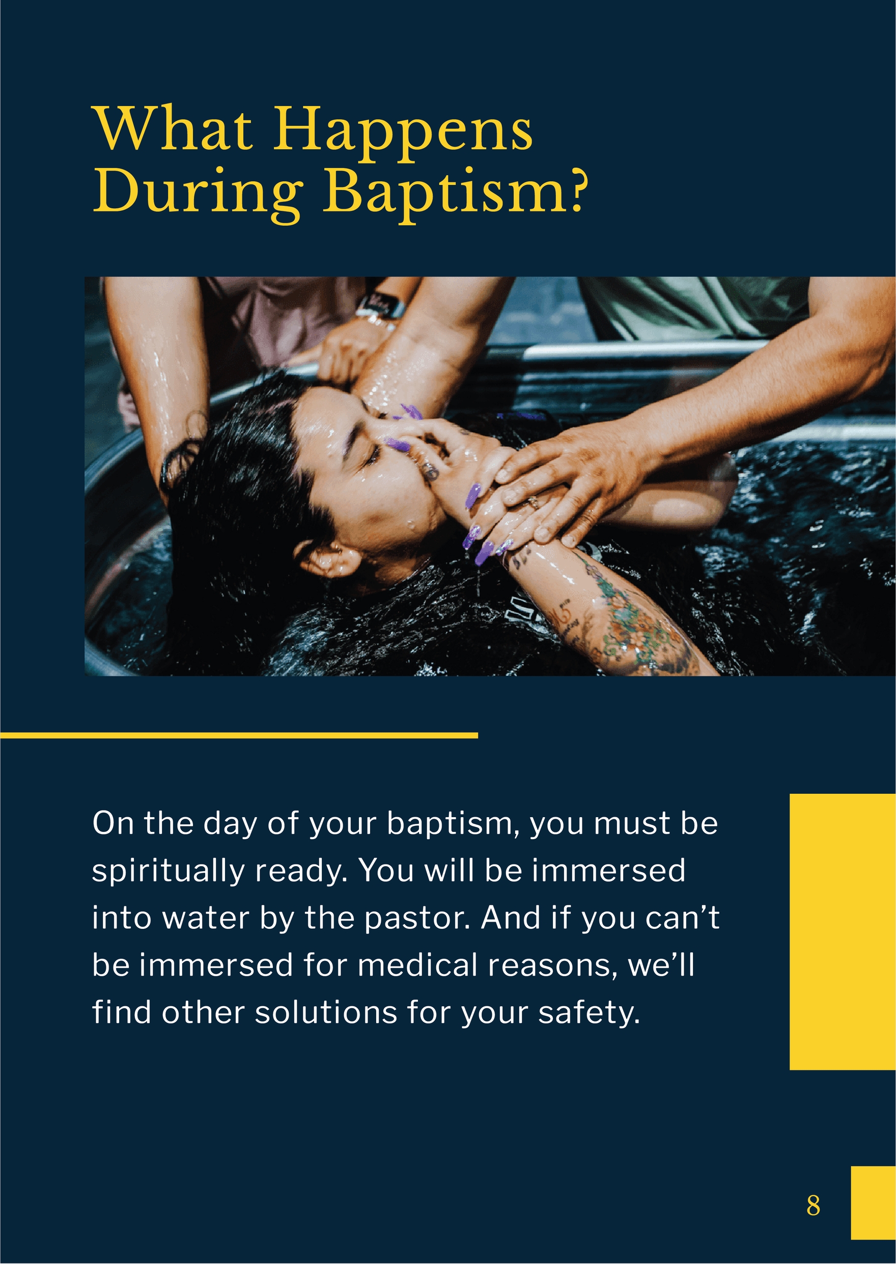 Baptism Booklet Template