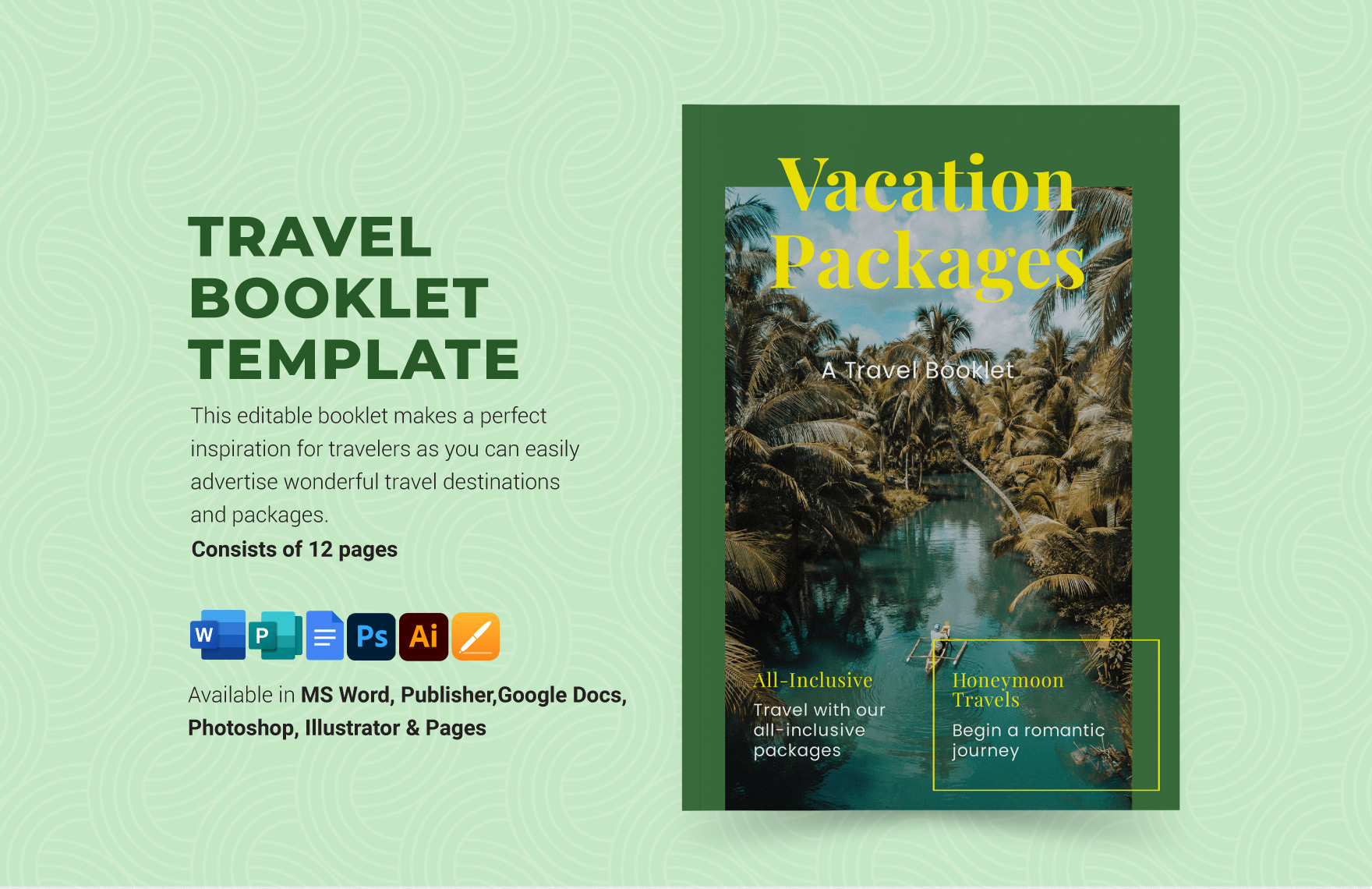 Travel Booklet Template