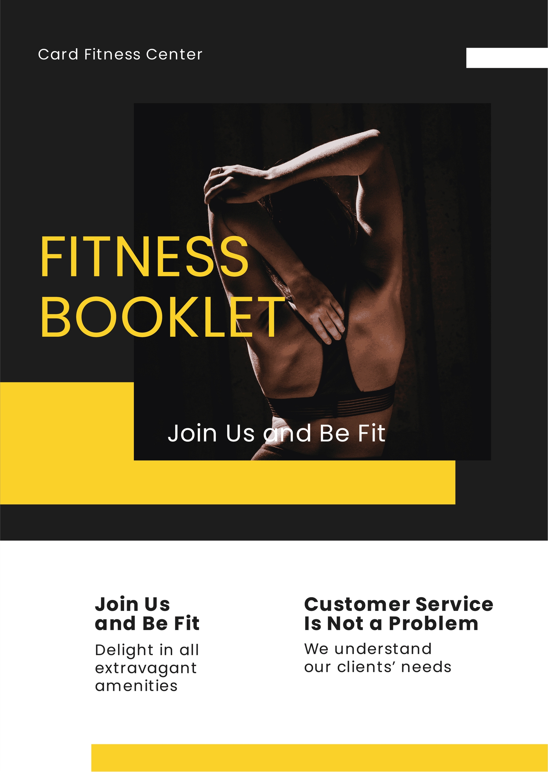 Fitness Booklet Template