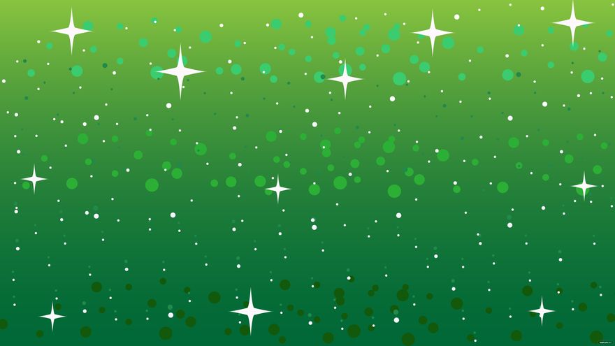 Green Glitter Background