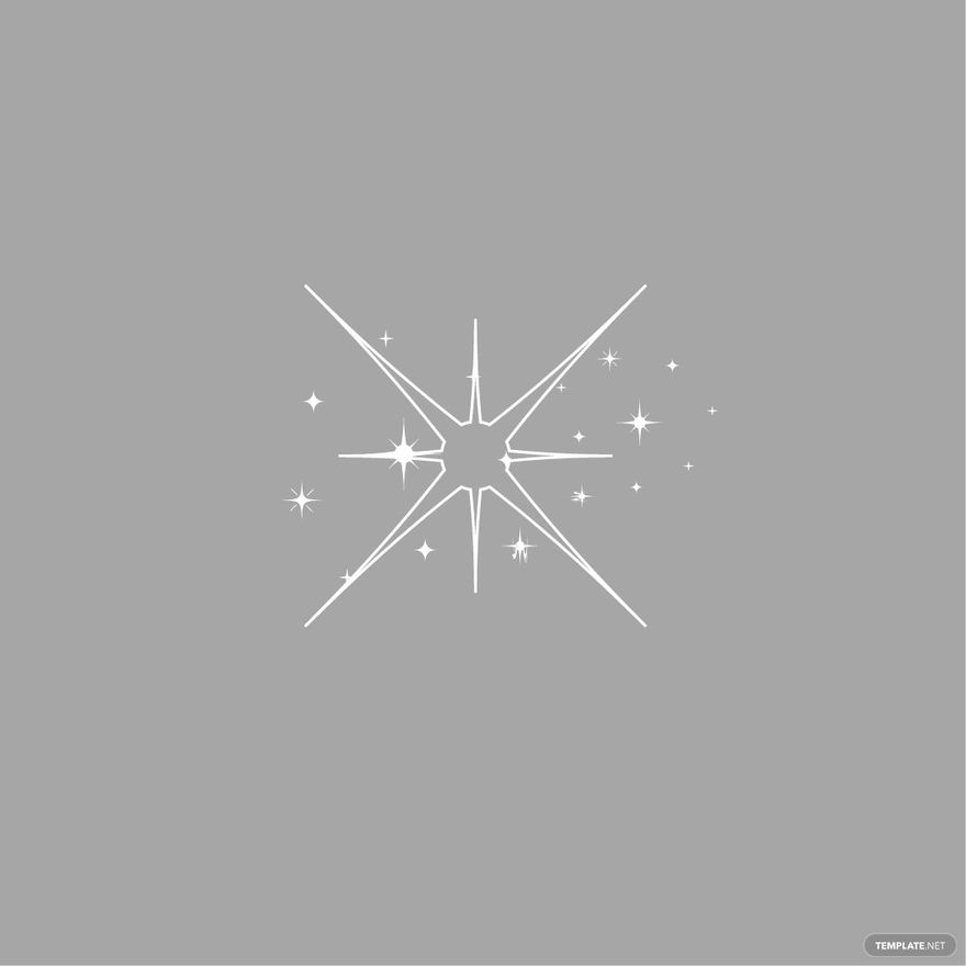 White Sparkle Clipart