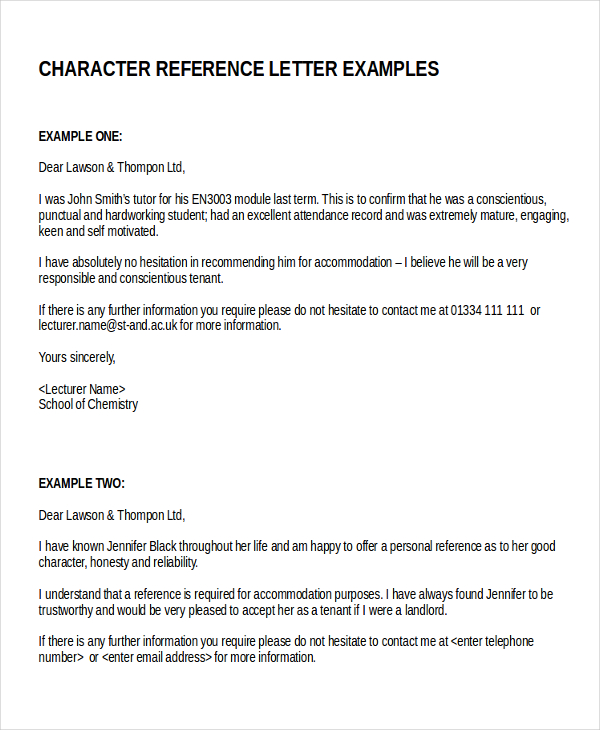 18+ Reference Letter Template - Free Sample, Example, Format