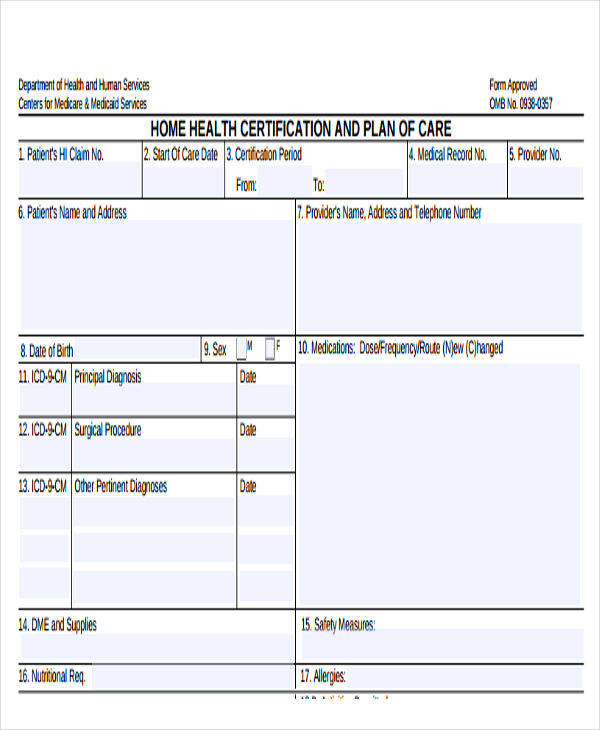 Health Care Plan Template 15+ Word, PDF Format Download!