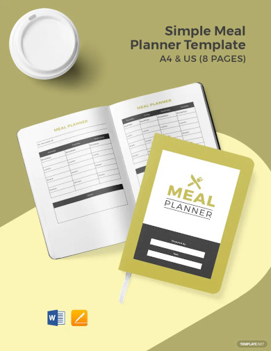 simple meal planner template