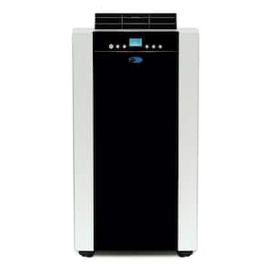 9,200 BTU (14,000 BTU ASHRAE) Portable Air Conditioner Cools 500 Sq. Ft. with Heater, Dehumidifier, and Remote in Black