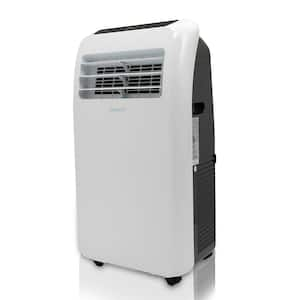 12,000 BTU Portable Air Conditioner Cools 550 Sq. Ft. with Dehumidifier in White