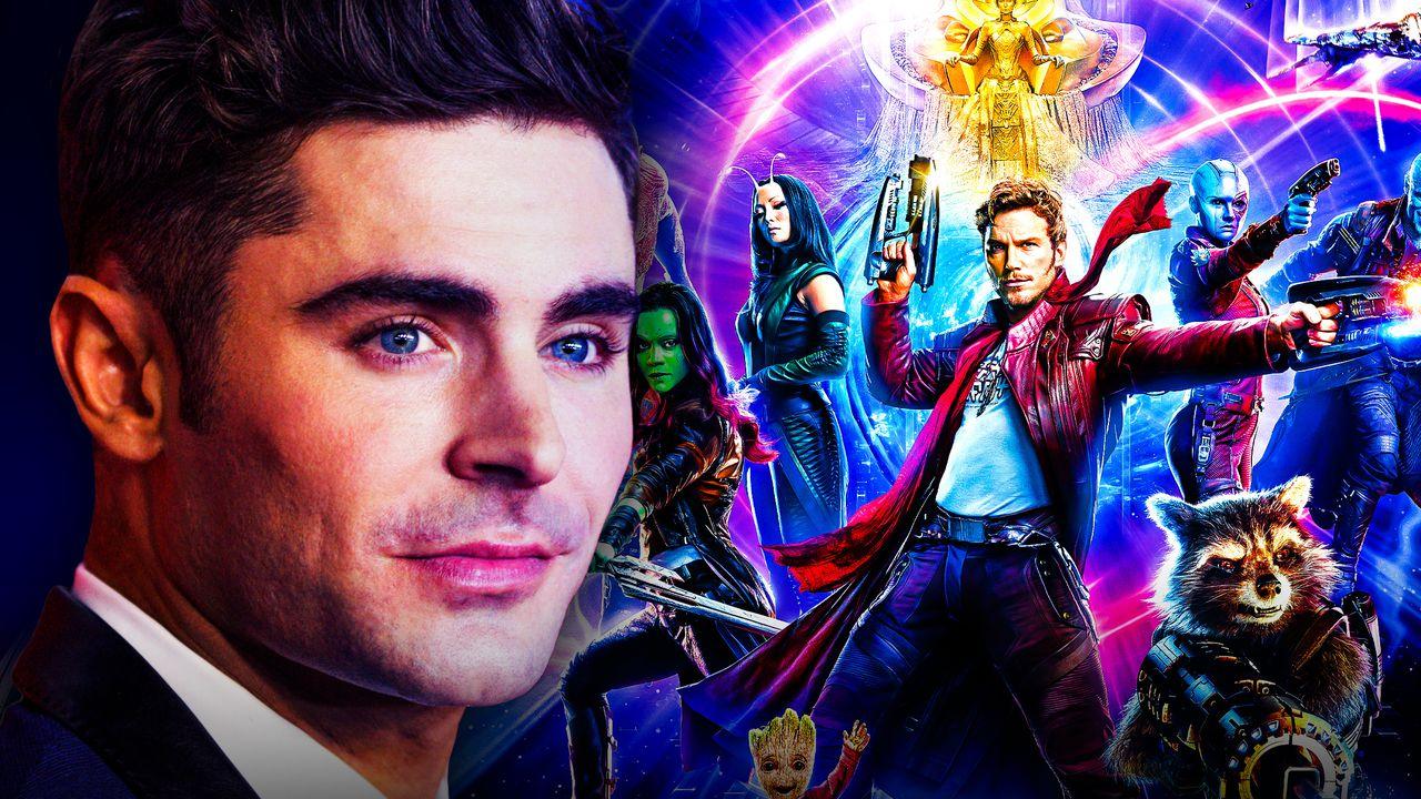 Zac Effron and Guardians of the Galaxy Poster