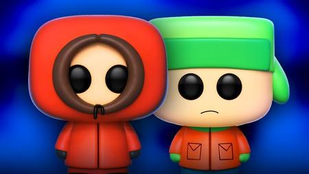 Kenny McCormick and Kyle Broflovski from South Park as Funko Pop figures