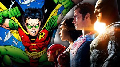 Robin, The Flash, Wonder Woman, Superman, Batman