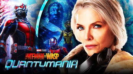 Ant-Man 3 logo, Michelle Pfeiffer as Janet Van Dyne