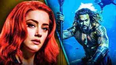 Amber Heard as Mera, Jason Momoa as Aquaman