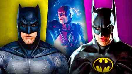 Ben Affleck's Batman and Michael Keaton's Batman, The Flash