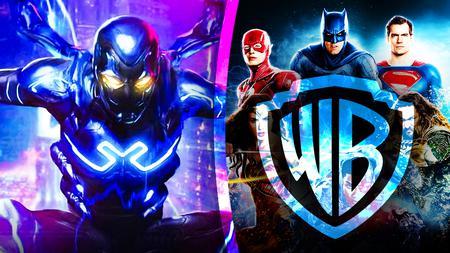 Blue Beetle, Justice League, Warner Bros. logo