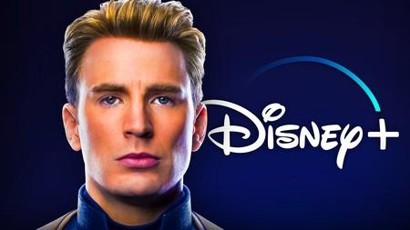 Chris Evans as Steve Rogers, Disney Plus logo