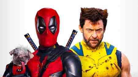 Deadpool and Wolverine heroes poster