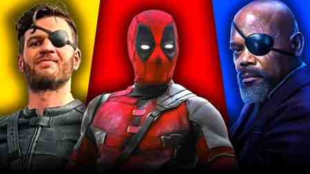 David Macdonald as Nick Fury, Deadpool from Deadpool and Wolverine, Samuel L. Jackson as Nick Fury