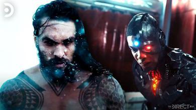 Jason Momoa as Aquaman, Ray Fisher as Cyborg