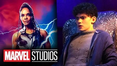 Tessa Thompson as Valkyrie, Marvel Studios logo, Joe Locke as Billy Kaplan