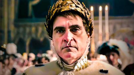 Joaquin Phoenix as King Napoleon In Movie