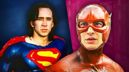 Nicolas Cage Superman Flash movie