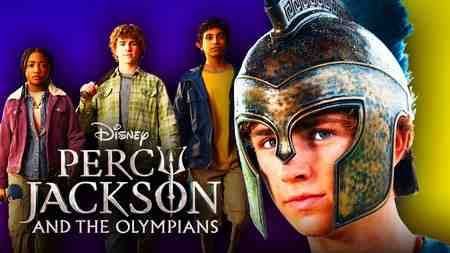 Percy Jackson Season 2 logo and characters