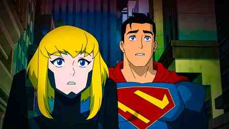 Supergirl and Superman in My Adventures with Superman