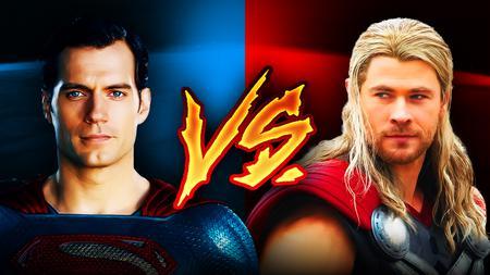 Henry Cavill's Superman, Chris Hemsworth's Thor