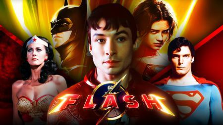 The Flash, Ezra Miller, Lynda Carter Wonder Woman, Christopher Reeves Superman