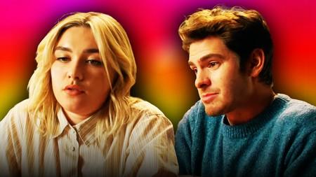 Florence Pugh and Andrew Garfield in We Live in Time